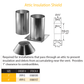 DuraVent Pellet Vent Pro Attic Insulation Shield | 3PVP-IS