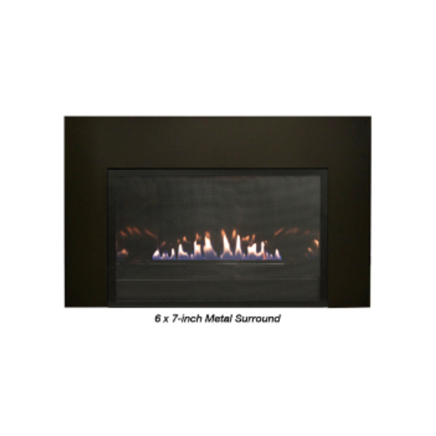Empire Black 3-Sided Surround (40 Inch  W x 24.5 Inch  H x 1 Inch  D) - DS20763BL