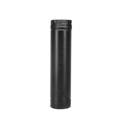 DuraVent Pellet Vent Pro 6" Straight Length Pipe (black) | 3PVP-06B