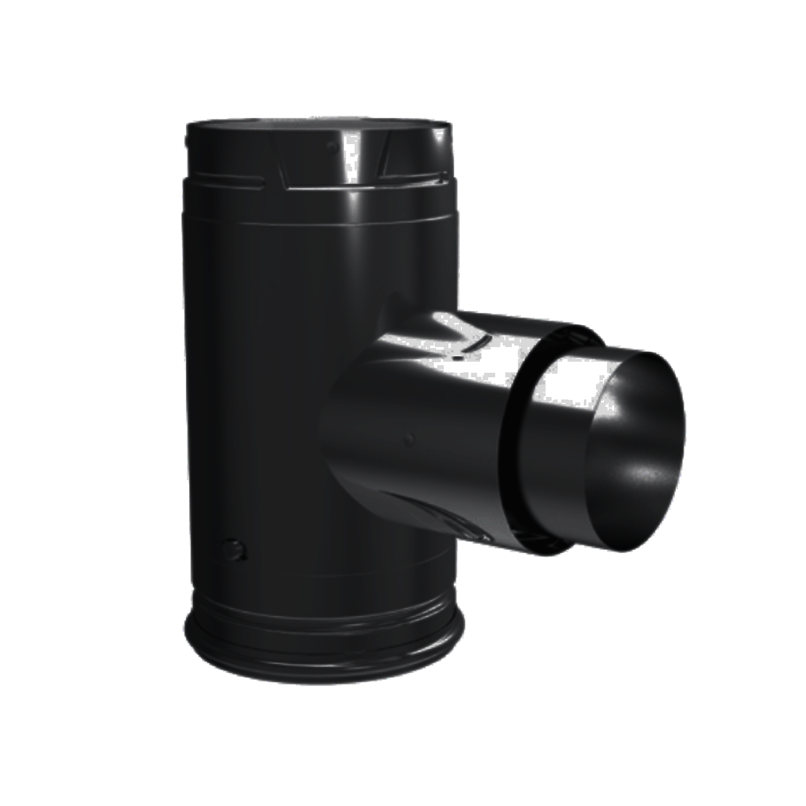 DuraVent PVP Adapter Tee w/Clean-Out Tee Cap | 3PVP-TADB1