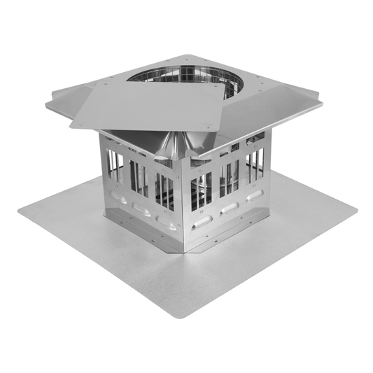 DuraVent Pellet Vent Pro 3" Prairie Term Cap SS | 3PVP-VCT33
