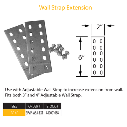 DuraVent Pellet Vent Pro Wall Strap Extension | 3PVP-WSA-EXT