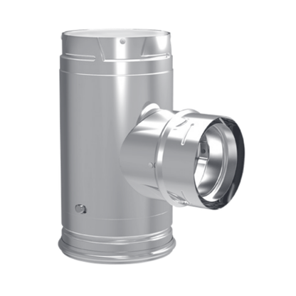 DuraVent Pellet Vent Pro Increaser Tee w/Clean-Out Tee Cap | 4PVP-T31