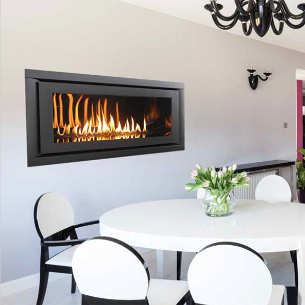 Superior 54 Inch DV Contemporary Linear Gas Fireplace | DRL6554