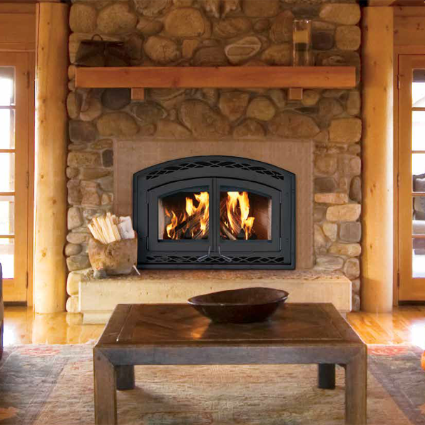 Superior White Stacked EPA Certified Wood Fireplace | WCT6940