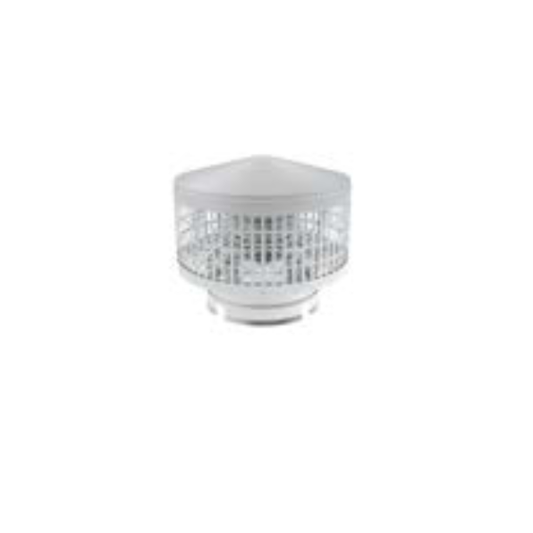 Superior 7" Diameter Wood Burning Round Cap with Spark Arrester | 7SPC