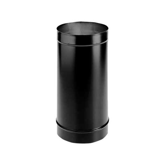 DuraVent DB 8" Diameter Single Wall Black 12" Pipe Length | 8DBK-12