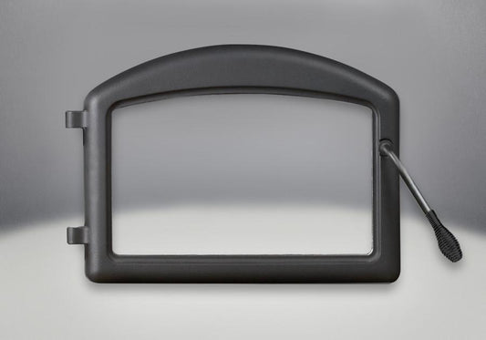 Napoleon H222M Metallic Black Cast Iron Arch Stove Door | H222M