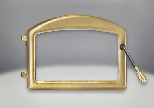 Napoleon 222-G Gold Plated Cast Iron Arch Stove Door | 222-G