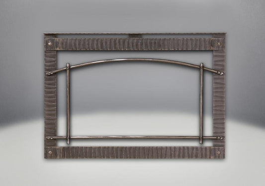 Napoleon Wrought Iron Premium Scalloped Artisan Steel Door | I3DPSSB