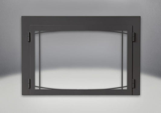 Napoleon I4DZMKSB Painted Black Zen Modern Door | I4DZMKSB