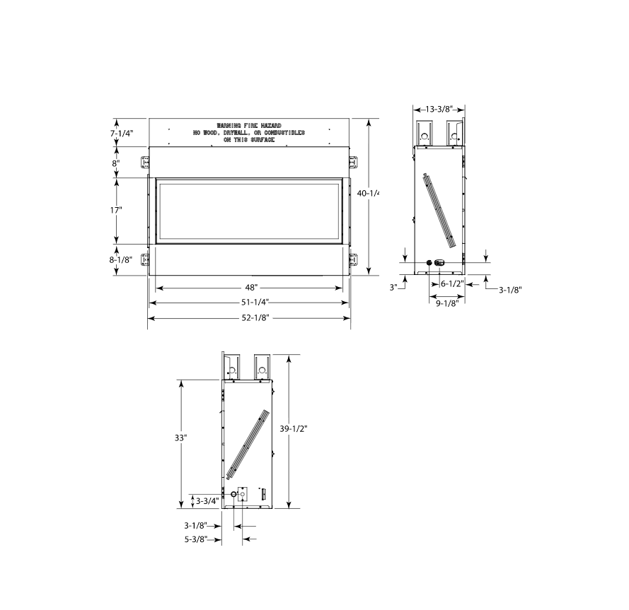 Monessen Artisan AVFL48 48" Vent Free Linear Fireplace | AVFL48 – North ...