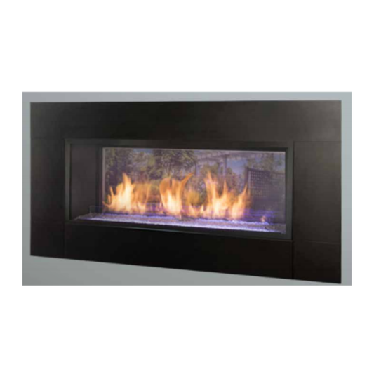 Monessen Artisan Wide Textured Black Contemporary Face - AVFL42WFBT-A