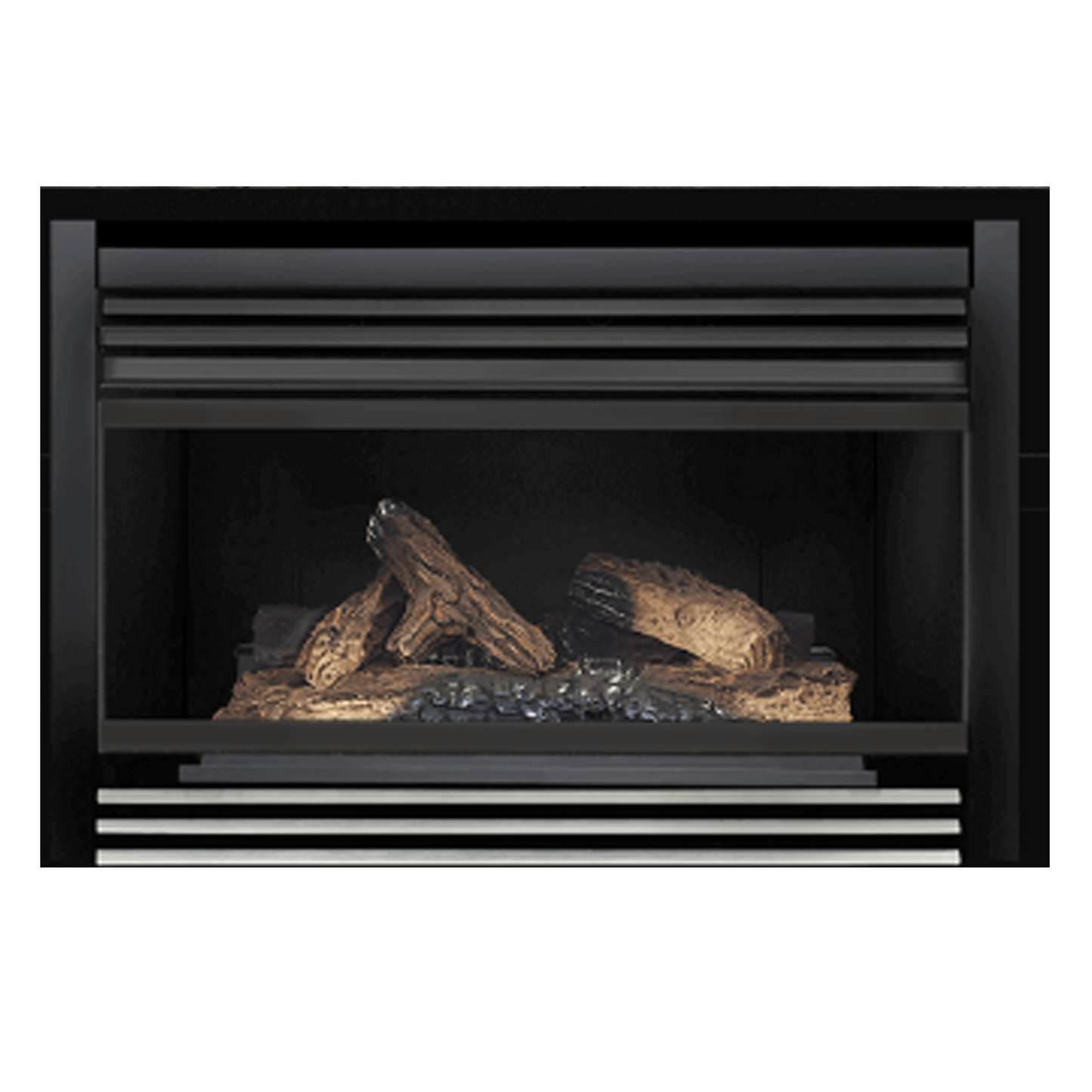 Napoleon Black Upper and Stainless Steel Lower Louvres - GI-1LSS