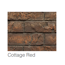 Majestic Cottage Red Brick Interior Panels | BRICKMDVI30CR