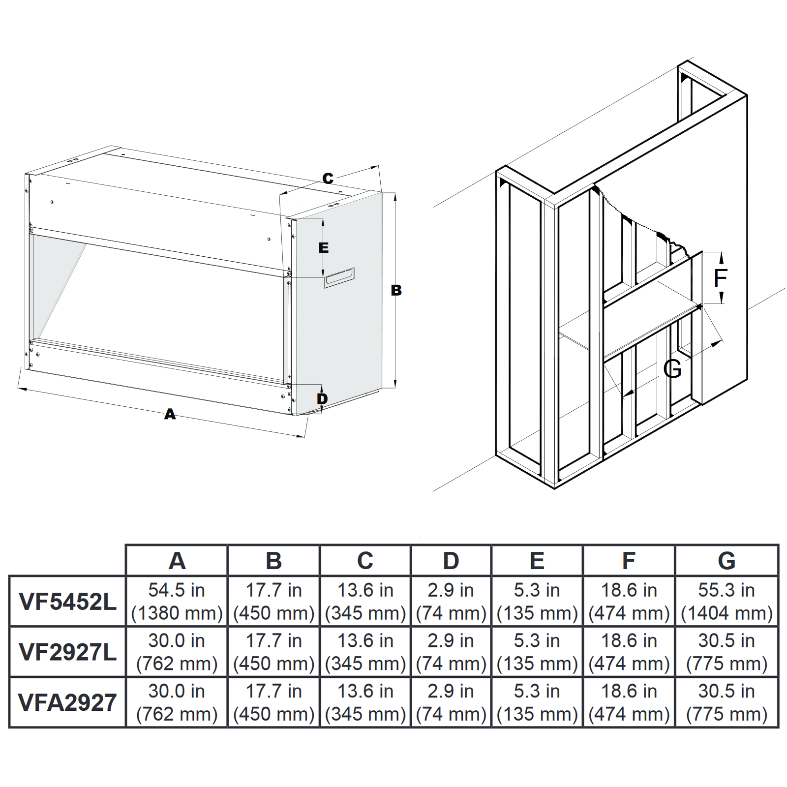 Dimplex Opti-V Solo Electric Fireplace | VF2927L – North Country Fire