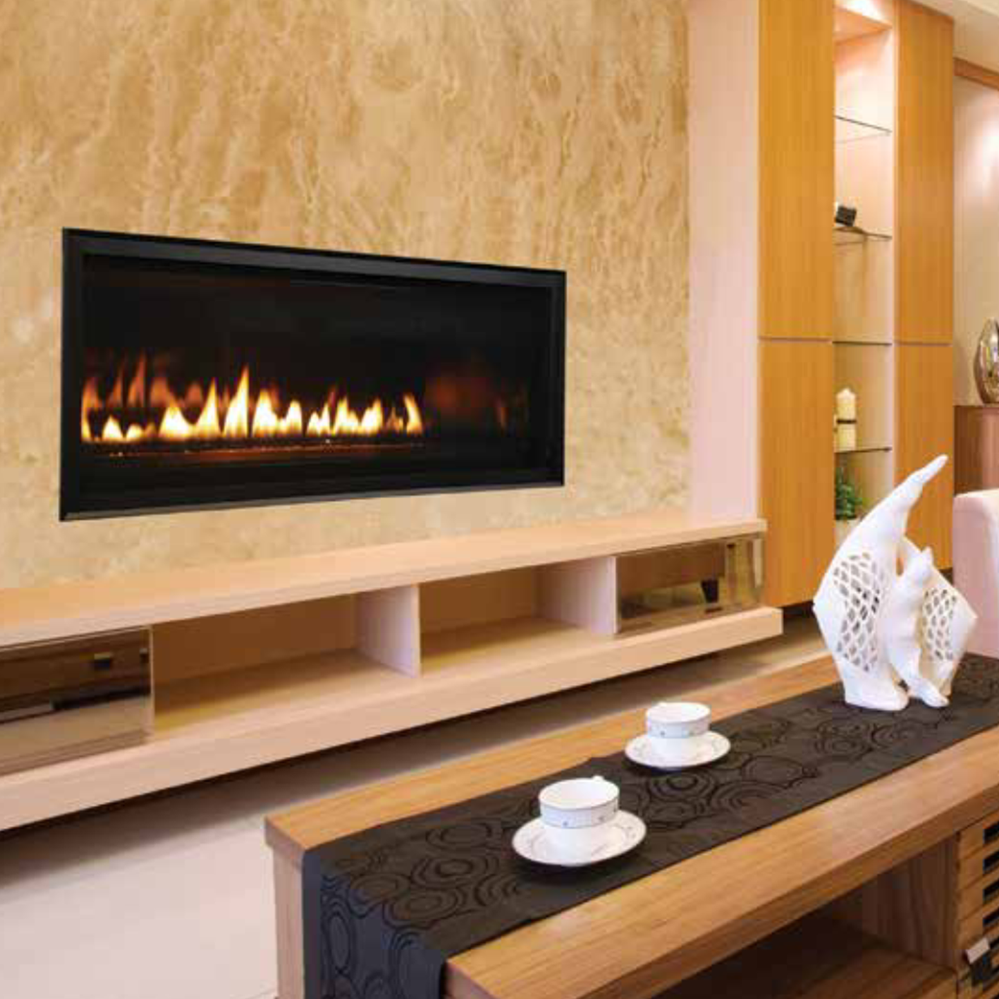 Superior 42 Inch DV Contemporary Linear Gas Fireplace | DRL3042