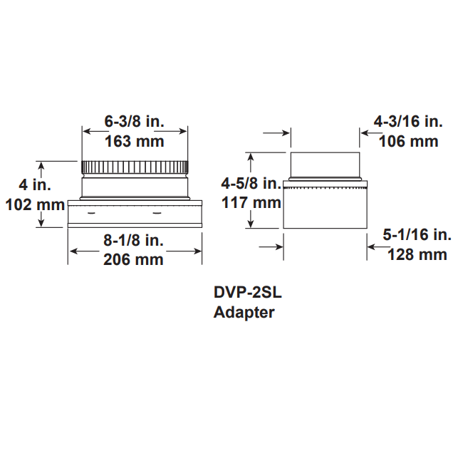 Majestic DVP to SLP Adapter | DVP-2SL |