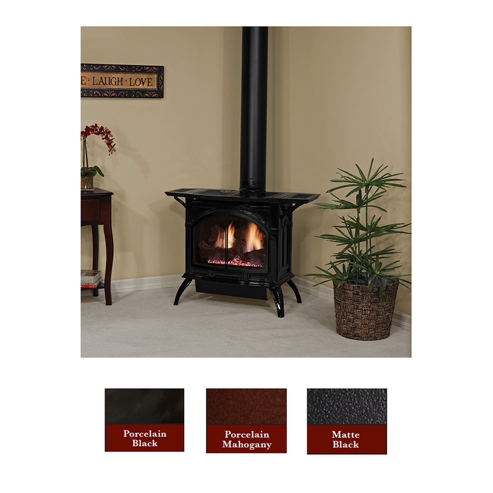 Empire Cast Iron Medium Direct Vent Gas Stove DVP30CC North Country