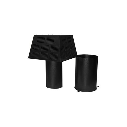 Superior Square Top with Slip Section - Black | ETL-8DM-K