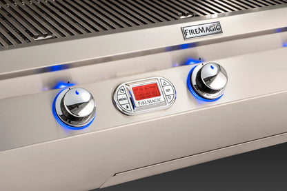 Firemagic 36 Inch Echelon Series Portable Grill with Digital Thermometer and Flush Mounted Single Side Burner | E790s-8E1N-62 | 