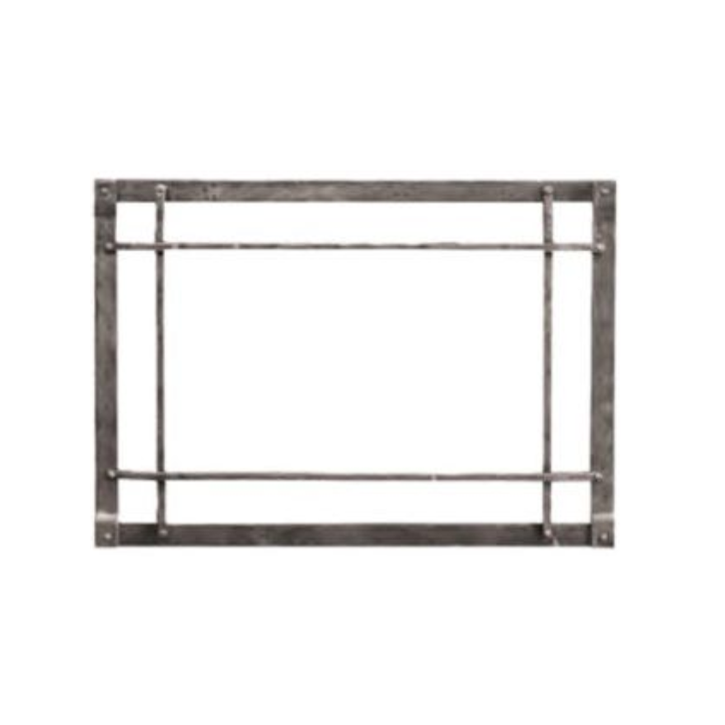 Empire Rectangle Distressed Pewter Forged Iron Inset - DFF50CPD