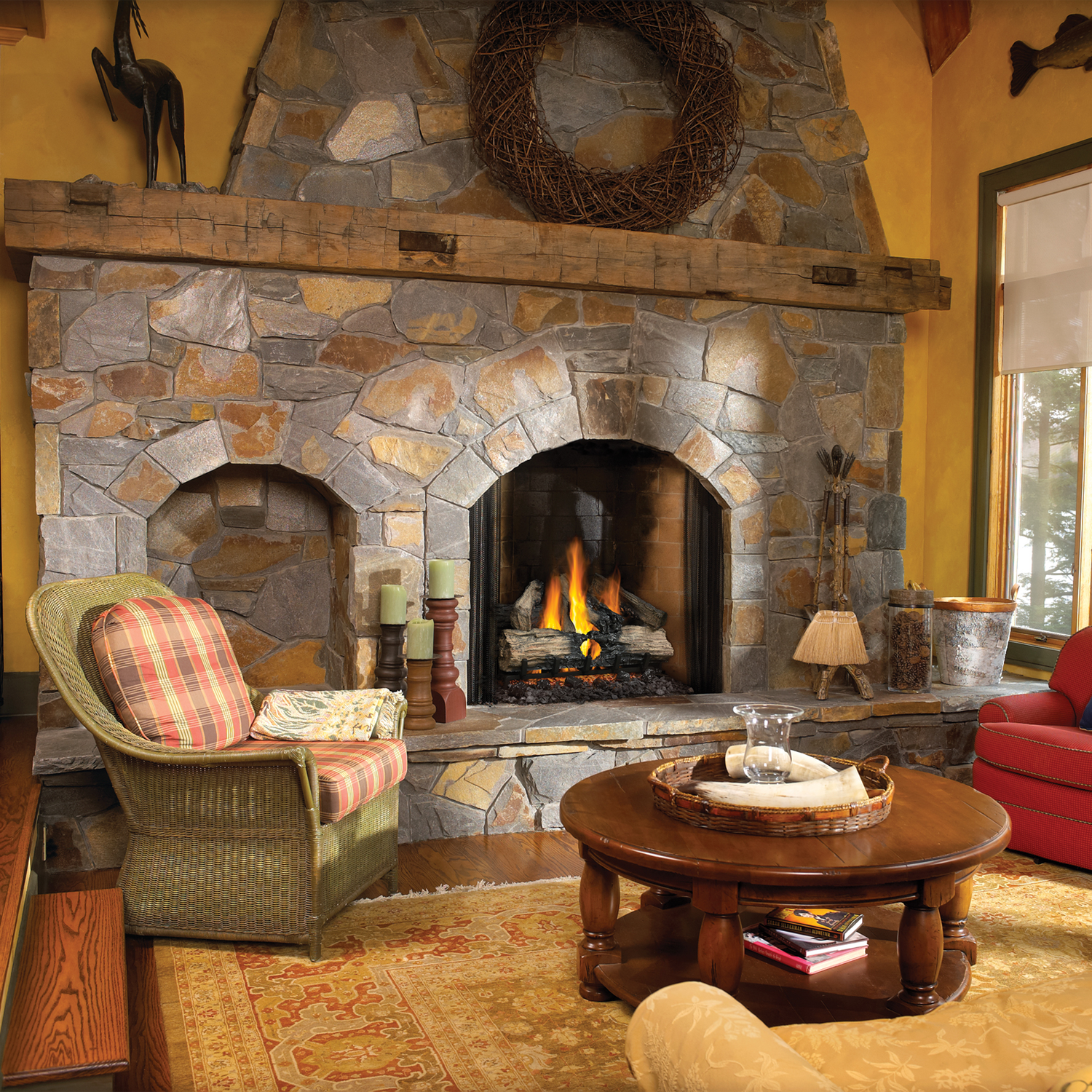 Napoleon Reversible Series GL22 22" 6-Piece Gas Log Sets | GL22N