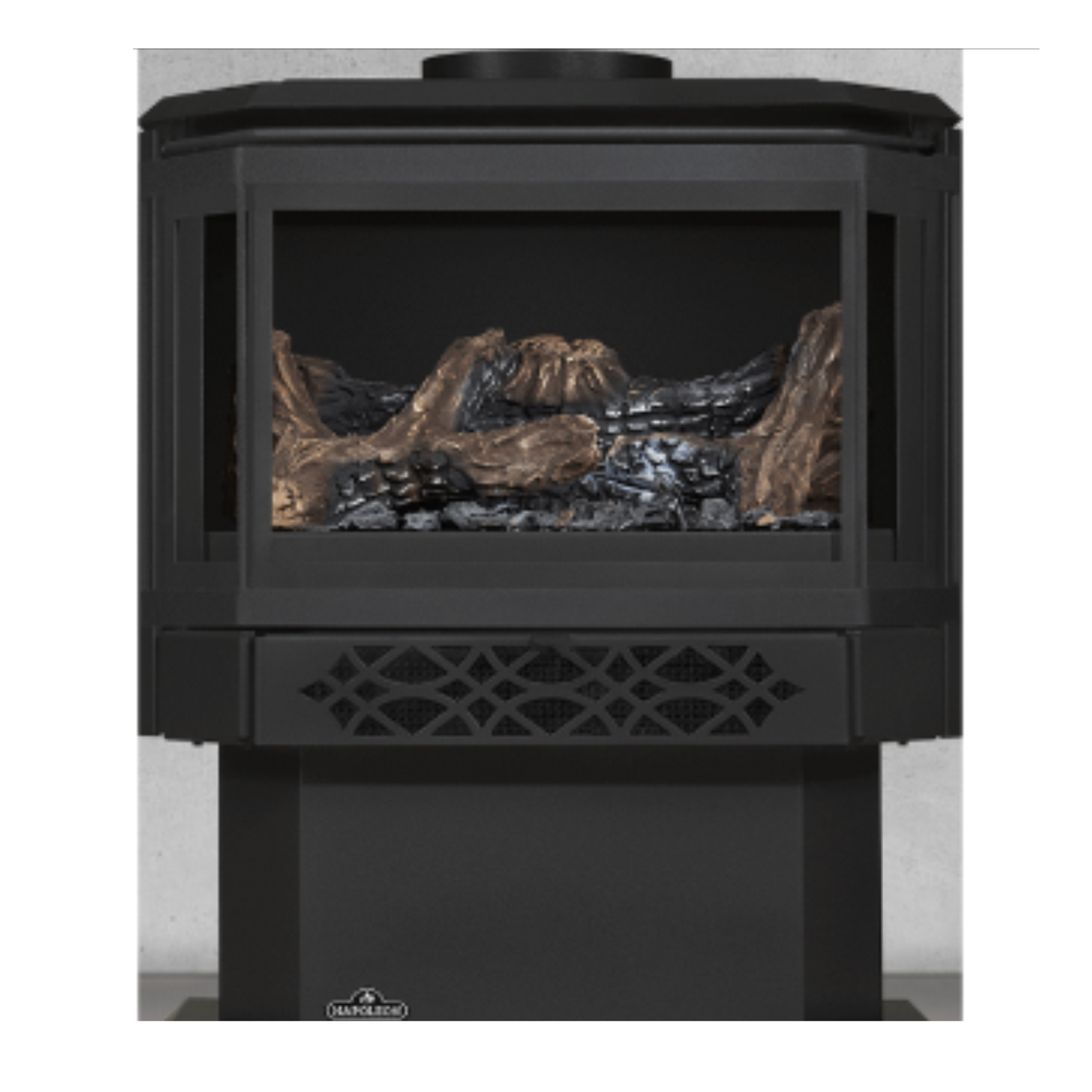 Napoleon Haliburton Painted Metallic Black Stove Door - GS328K-1