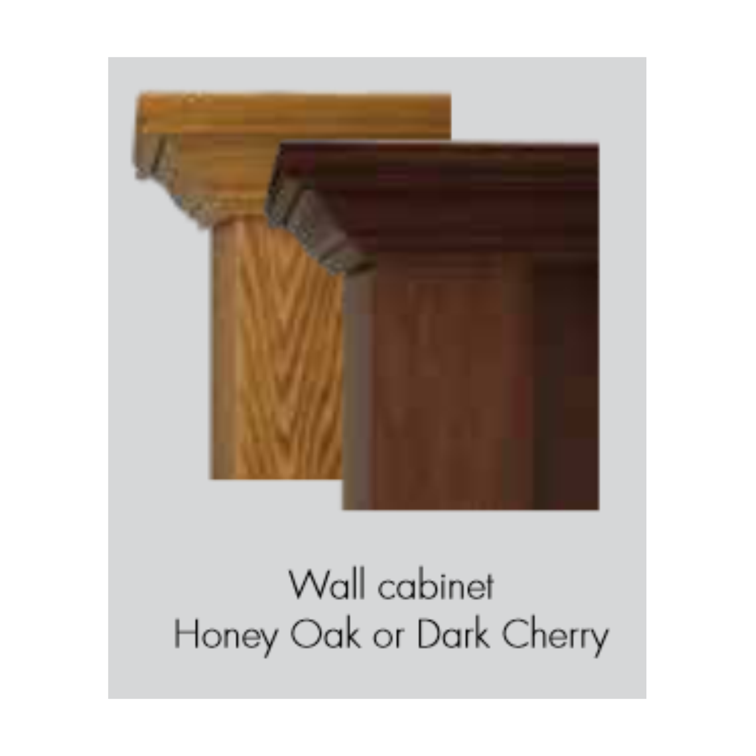 Monessen Oak Wood with Honey Oak Wall Cabinet - WSH24F-H-A