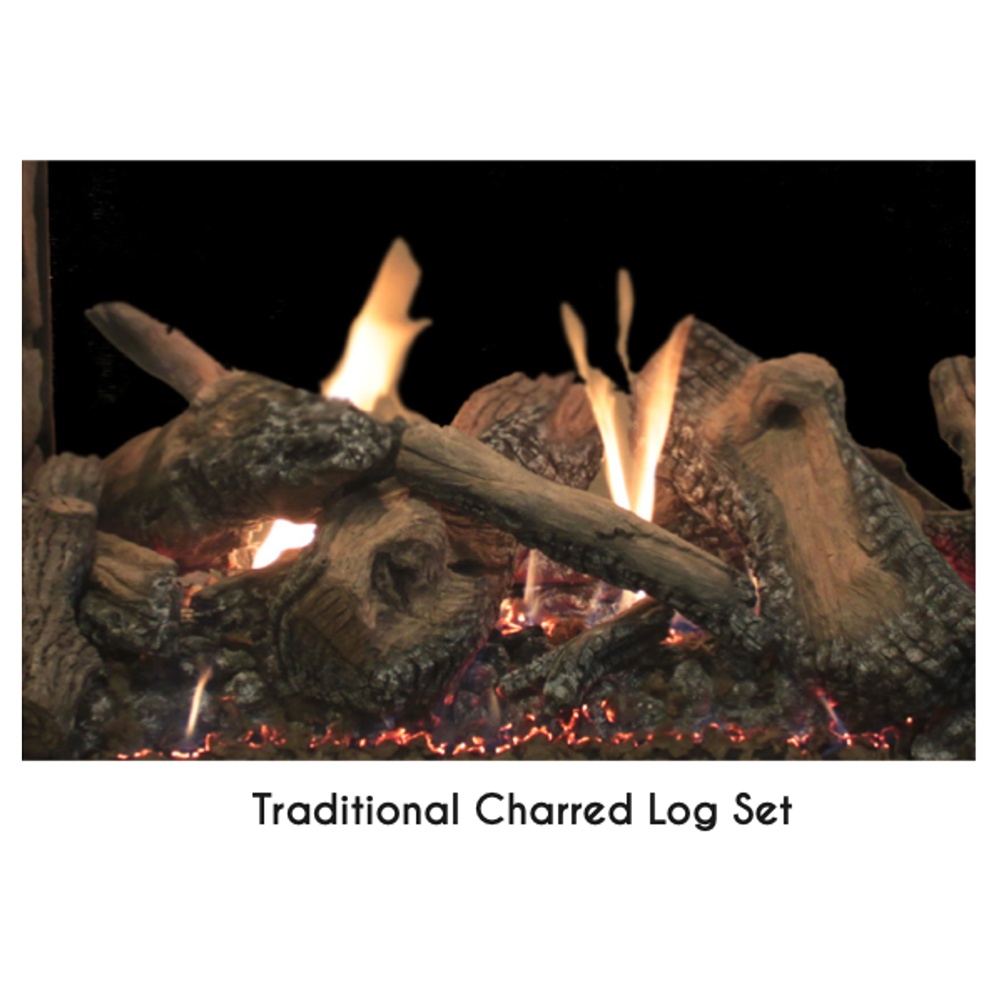 Empire Multi-sided Ceramic Fiber Traditional Charred Log Set | LS40STB |