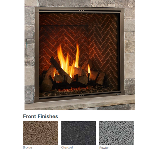 Majestic Pewter Firescreen Front for Marquis II 42 | FSMQ42PT