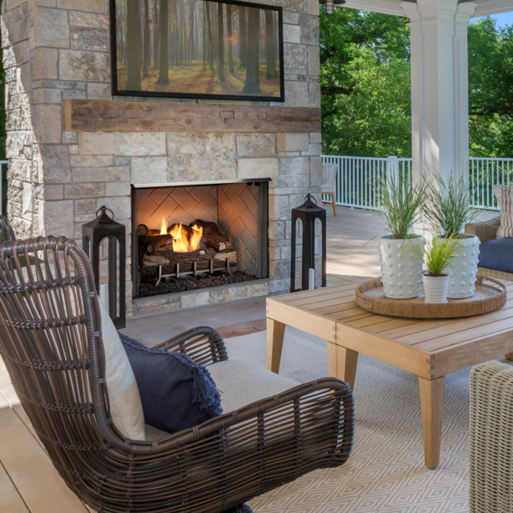 Majestic Vesper 36 Inch Outdoor Vent Free Gas Fireplace - VOFB36