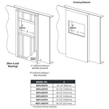 Napoleon Entice 60 Electric Fireplace | NEFL60CFH