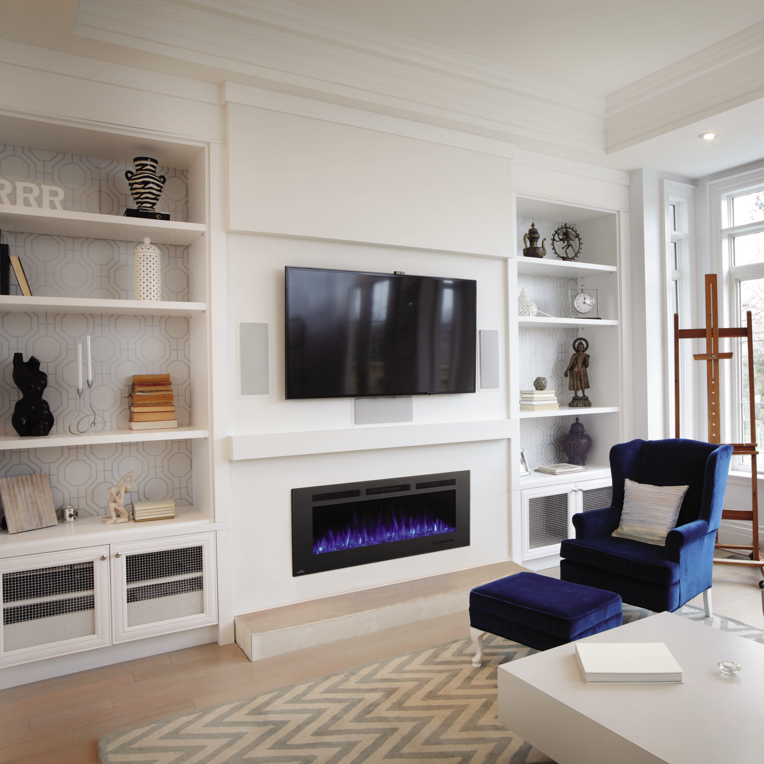 Napoleon Phantom 50 inch Wall Mounted Electric Fireplace | NEFL50FH-MT