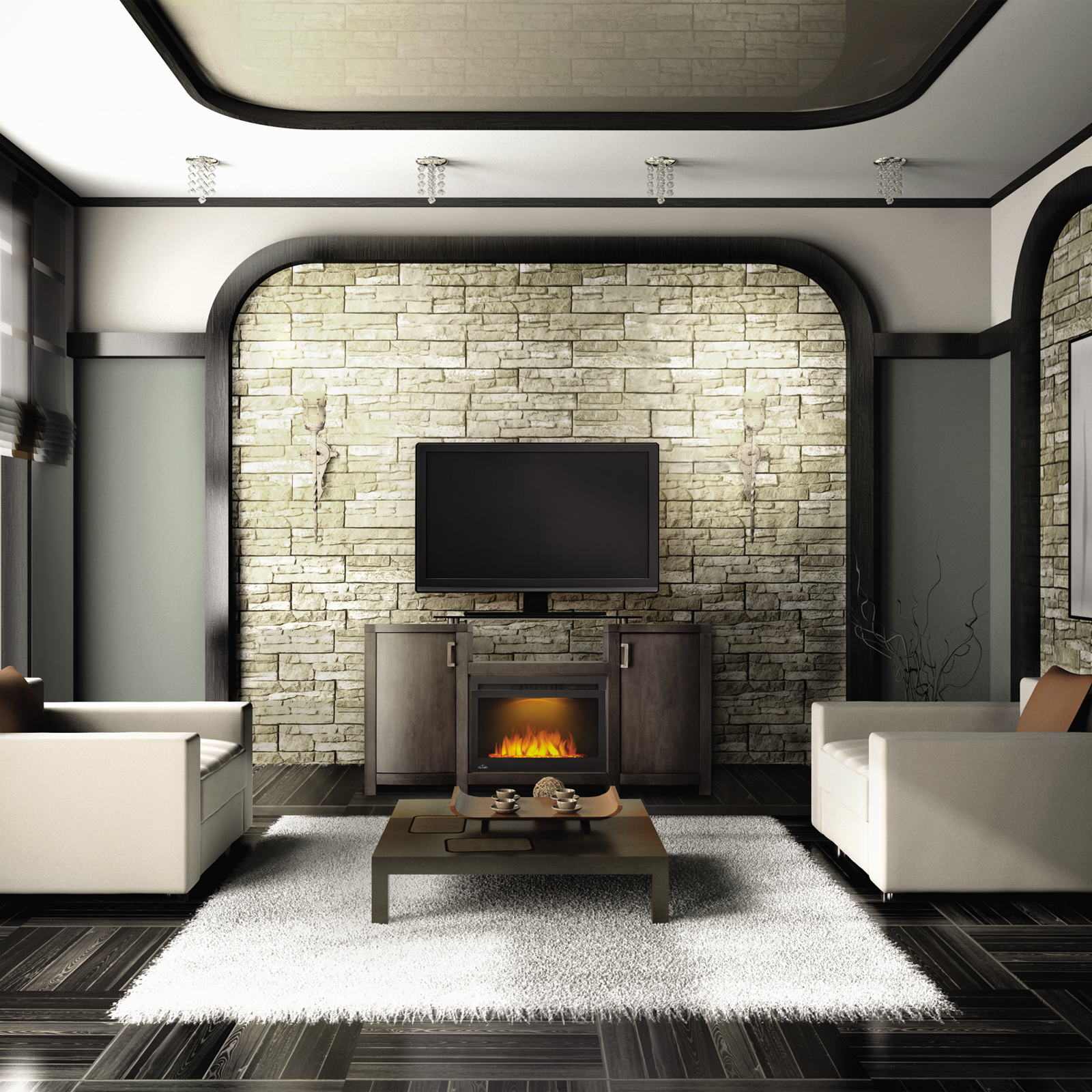 Napoleon The Whitney Electric Fireplace and Mantel | NEFP24-0516GRW