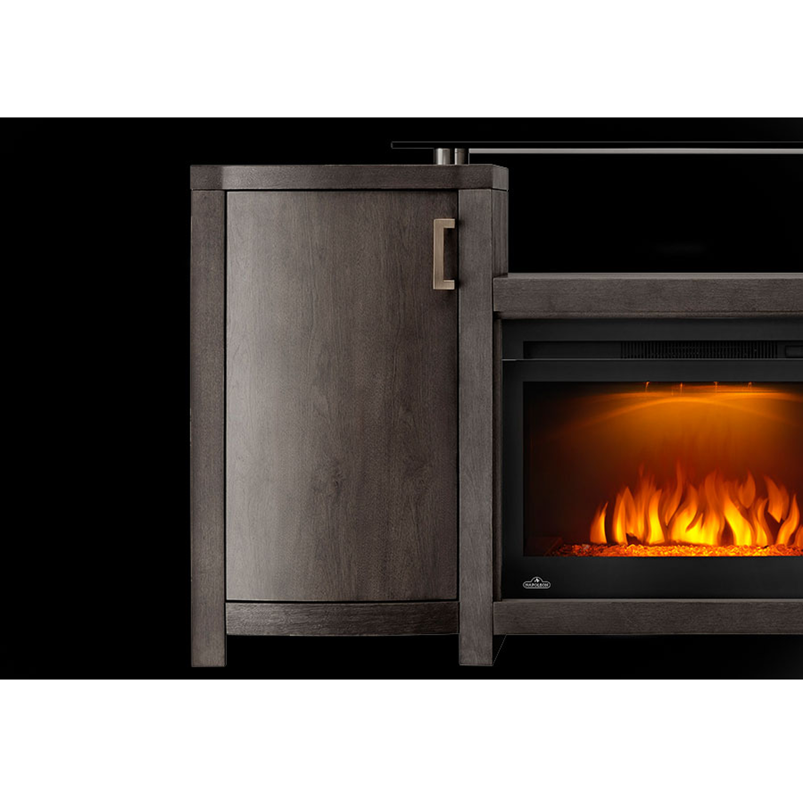 Napoleon The Whitney Electric Fireplace and Mantel | NEFP24-0516GRW