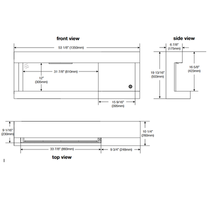Napoleon Stylus Steinfeld Wall Mount Elec Fireplace | NEFP32-5320BW