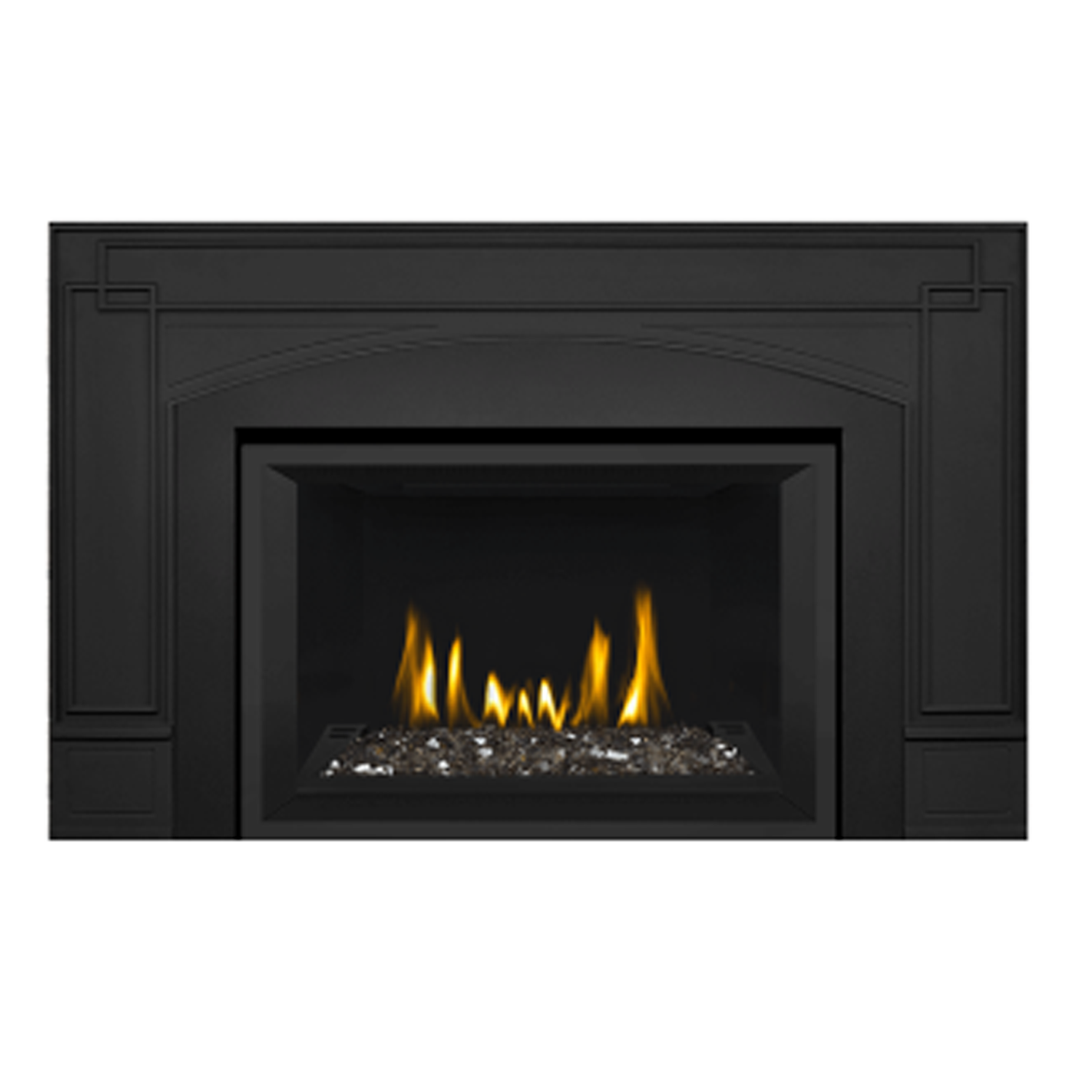 Napoleon Black Cast Iron Surround for Oakville 3 - CISI3BK