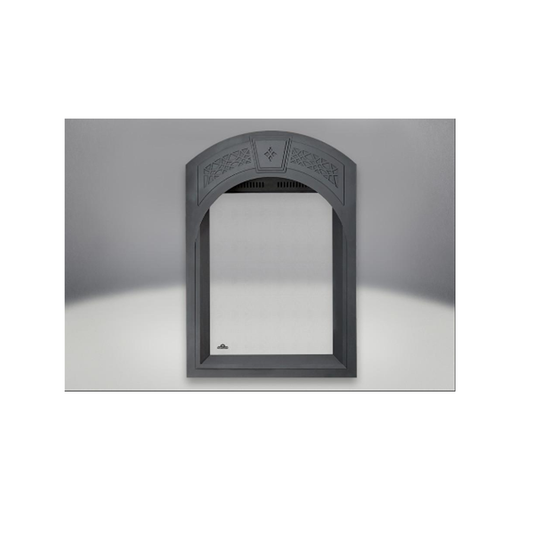 Napoleon Painted Black Arched Facing Kit with Heritage Pattern with Safety Barrier - AFK82-1SB