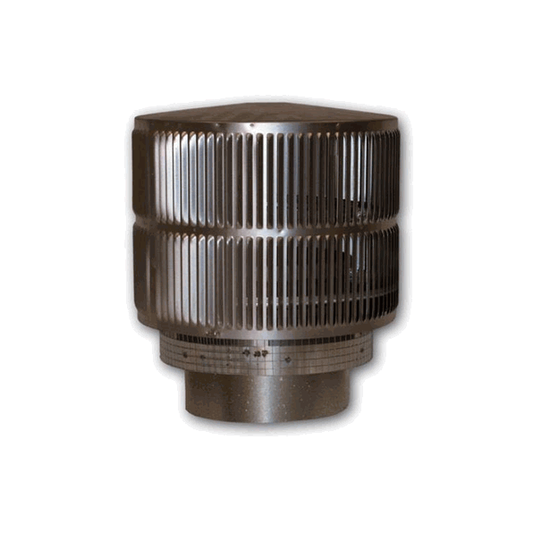 Superior Hi-Temp Round Top Termination with Louvered Screen | RLT-12HT