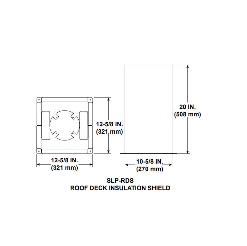 Majestic SLP-RDS Roof Deck Insulation Shield - SLP-RDS