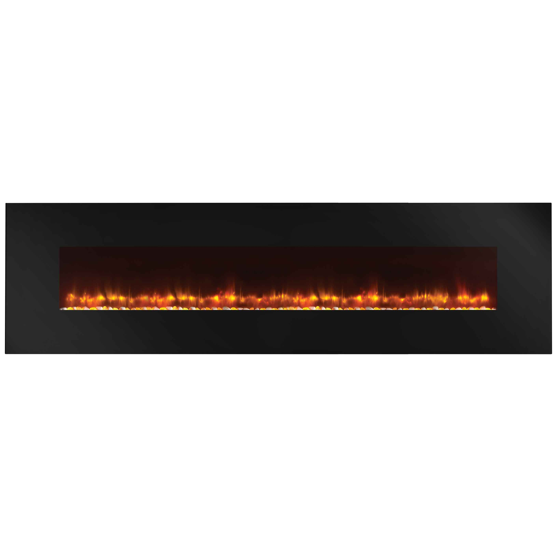 Monessen SimpliFire 94" Wall-Mount Electric Fireplace | SF-WM94-BK