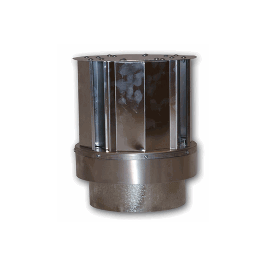 Superior Galvanized Vertical Round Termination | VT-58
