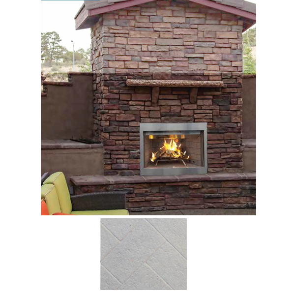 Superior 42 Inch Outdoor Wood Fireplace | WRE3042