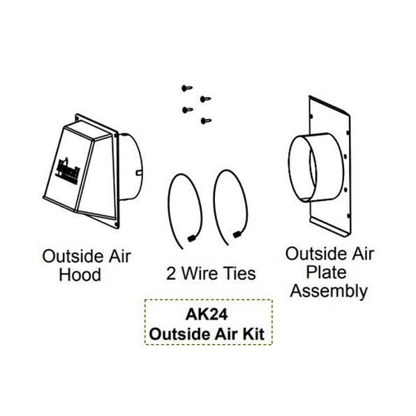 Majestic Outside Air Kit 1 Each | AK24