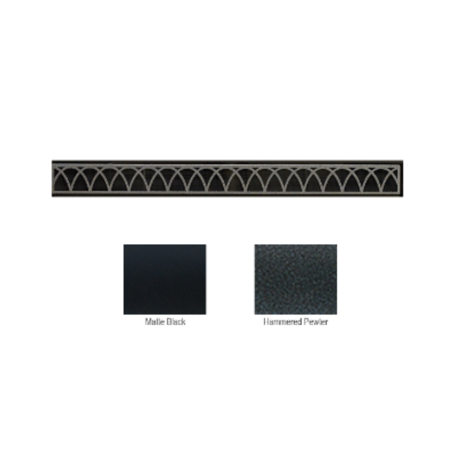 Empire Black Arch Louvers - FBG36ABL