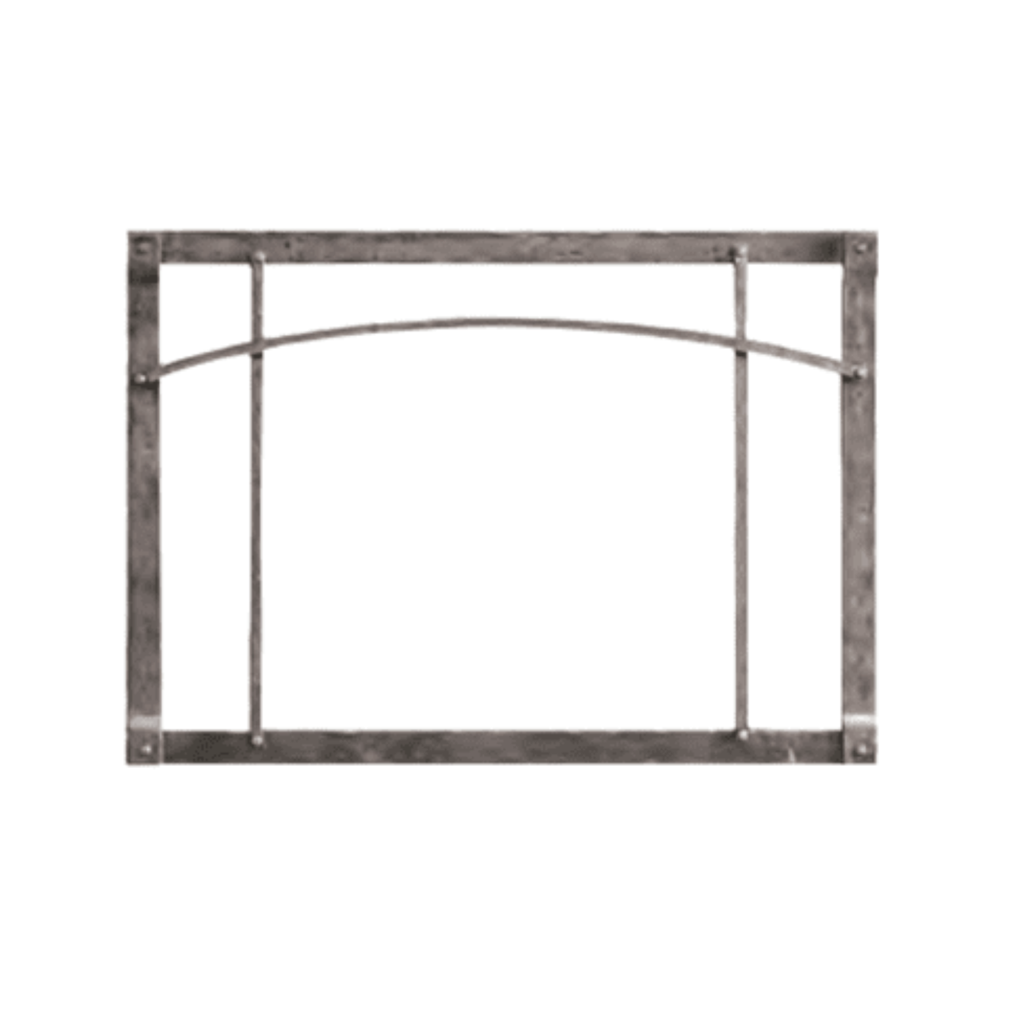 Empire Distress Pewter Arch Forged Iron Front - DFF30RPD