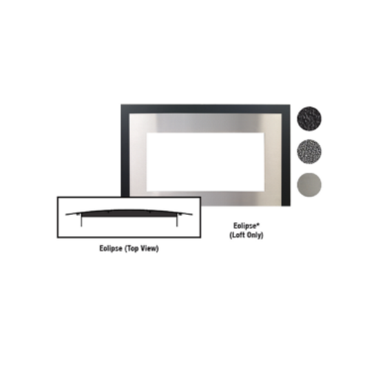 Empire Black and Stainless Surround with Barrier - SQ3362BLSS