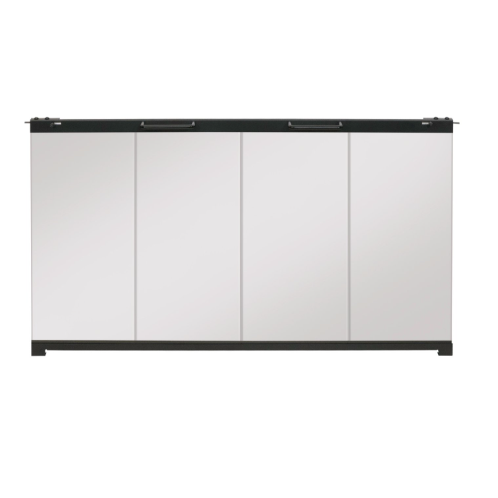Dimplex BF 45 Inch  Glass Bi-Fold Inspired Decorative Front - BFDOOR45BLKSM