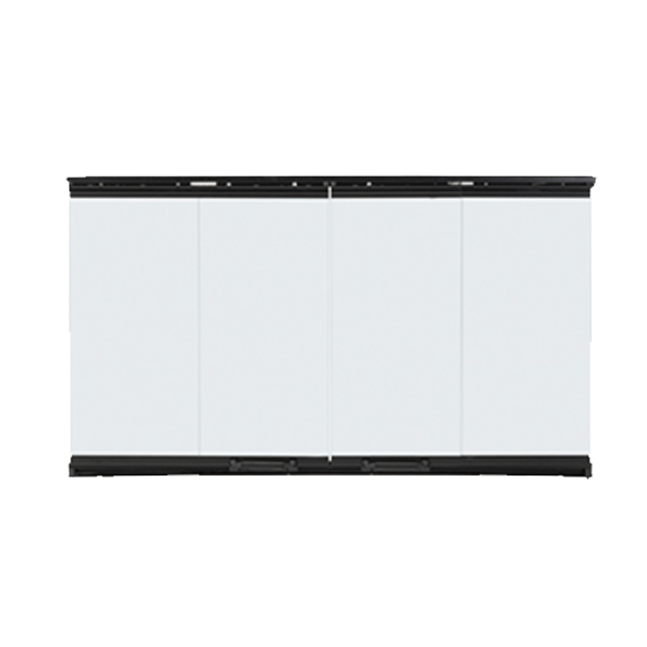 Majestic Original Bi-fold glass with black trim Biltmore 36 | DM6036